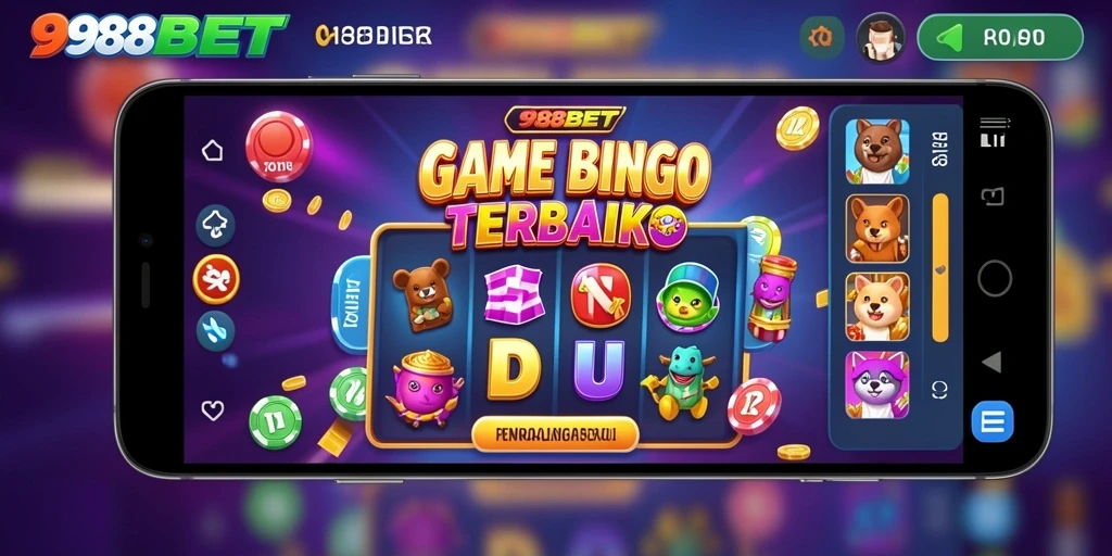 Screenshot gameplay 988BET yang menampilkan keseruan permainan Bingo.