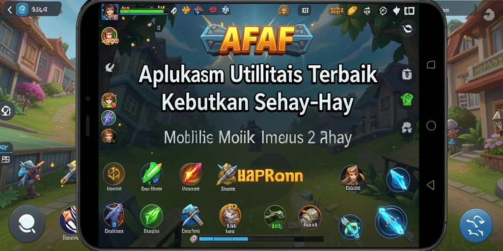 Screenshot utama AFAF menampilkan fitur utilitas yang lengkap dan antarmuka yang user-friendly.