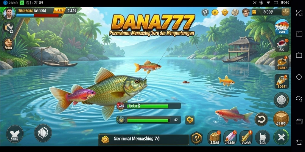 Tangkapan ikan besar dalam gameplay DANA777 yang seru.