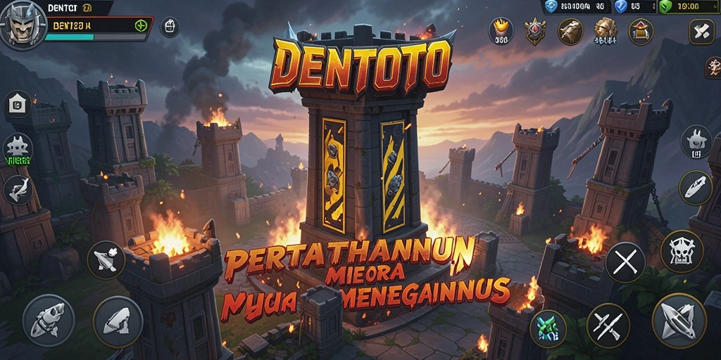 Tangkapan layar dari pertempuran menegangkan dalam DENTOTO.