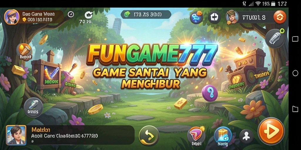 Gameplay seru dan menantang dari FUNGAME777 yang menghibur.