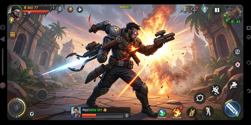 Tampilan gameplay GOGO77 dengan aksi seru dan mendebarkan.