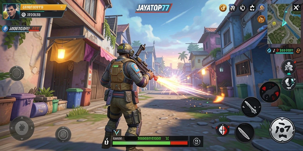 Tangkapan layar utama JAYATOP77 menampilkan gameplay yang realistis dan mendalam.