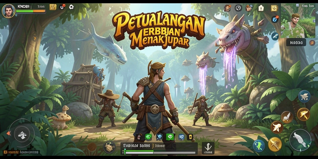 Tampilan menarik gameplay KNO89 dalam dunia Open World.
