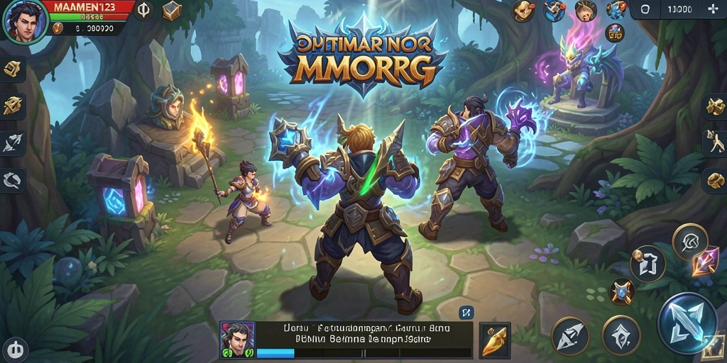 Tampilan gameplay menegangkan di dunia MMORPG MAMEN123.