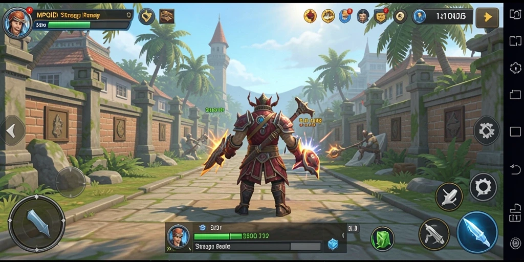 Tampilan menarik dari gameplay <strong>MPOID</strong> yang menampilkan taktik pintar.
