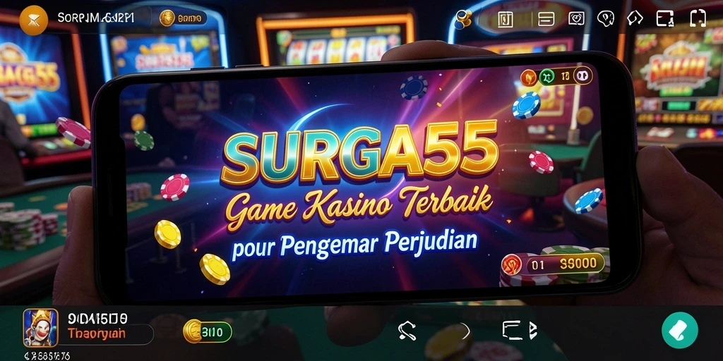 Tampilan gameplay Kasino penuh aksi dalam SURGA55.
